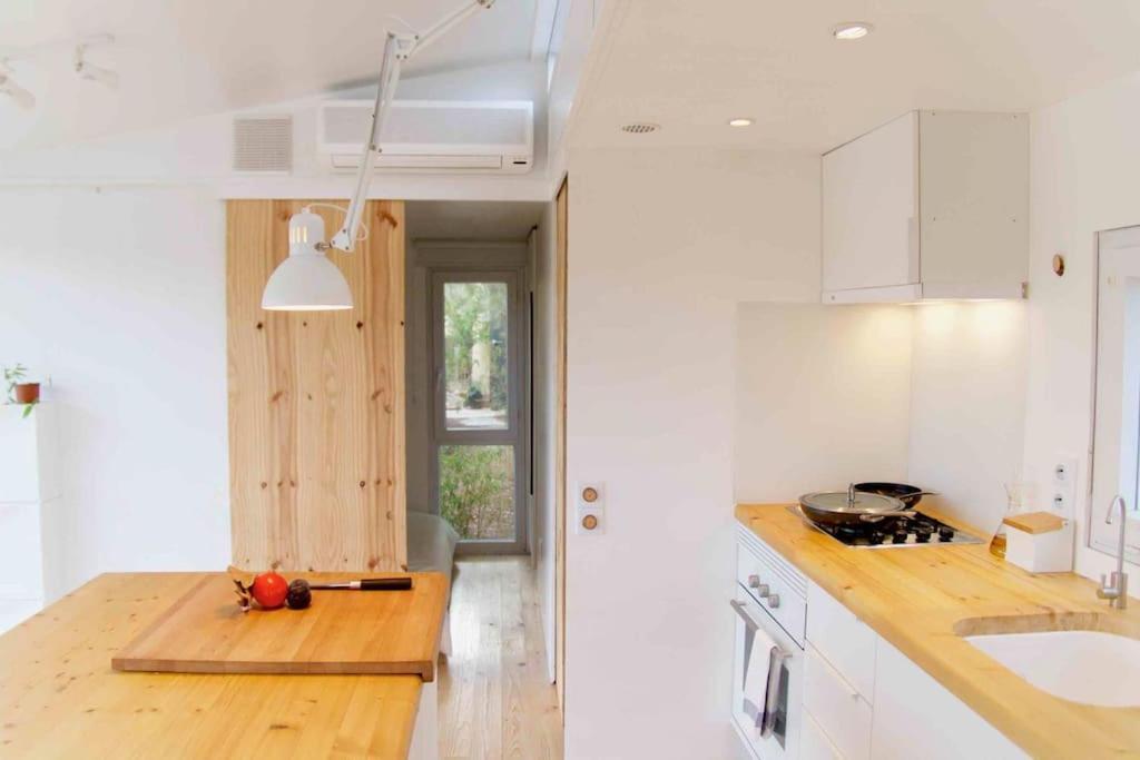 Eco Tiny Home & Office For Digital Nomads Vallmoll Eksteriør bilde