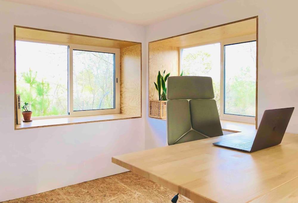 Eco Tiny Home & Office For Digital Nomads Vallmoll Eksteriør bilde