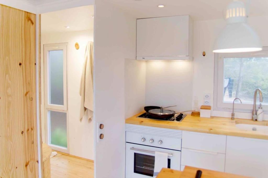 Eco Tiny Home & Office For Digital Nomads Vallmoll Eksteriør bilde